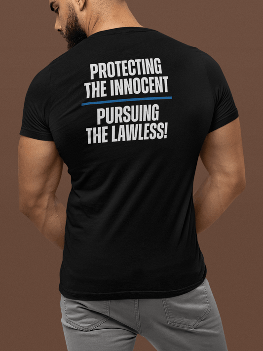 TBL Collection: Protecting the innocent - Premium Unisex Crewneck T-shirt
