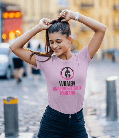 Women Unapologetically Powerful - Premium Womens Crewneck T-shirt